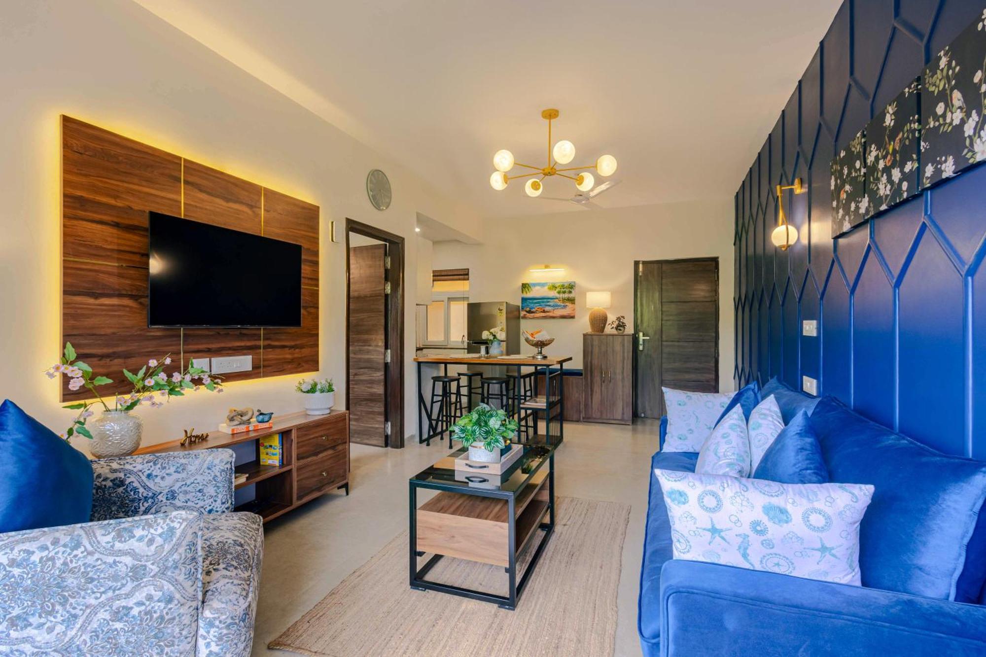 Alaya Stays 1 Bhk With Balcony & Pool - Veera Marina Candolim Exterior photo